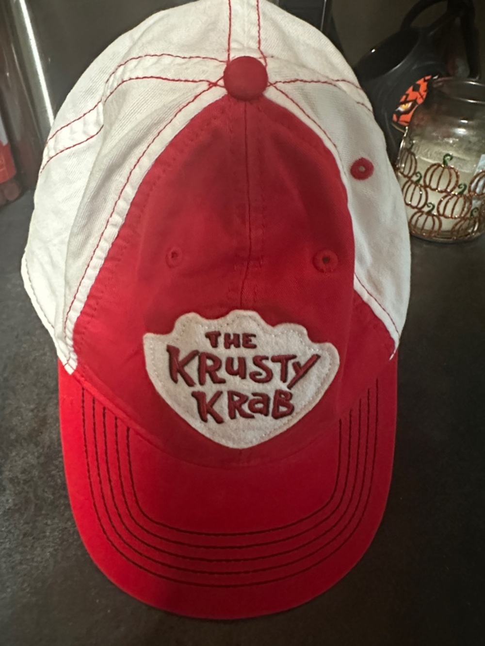 The Krusty Krab Red & White Baseball Cap